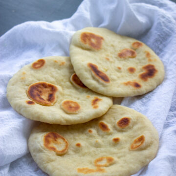 sourdough discard naan